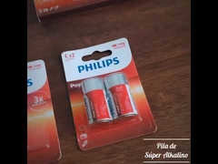 باتری قلیایی LR14E2B 2C با ظرفیت 7500 میلی آمپر ساعت، باتری های طولانی مدت PHILIPS