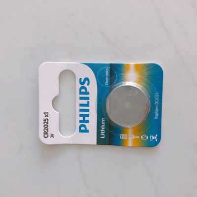 Environmental Friendly Philips CR2025 Button Battery BSCI Certificate